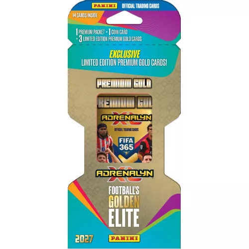 2027 Panini Adrenalyn XL FIFA 365 Ecoblister Premium GOLD csomag