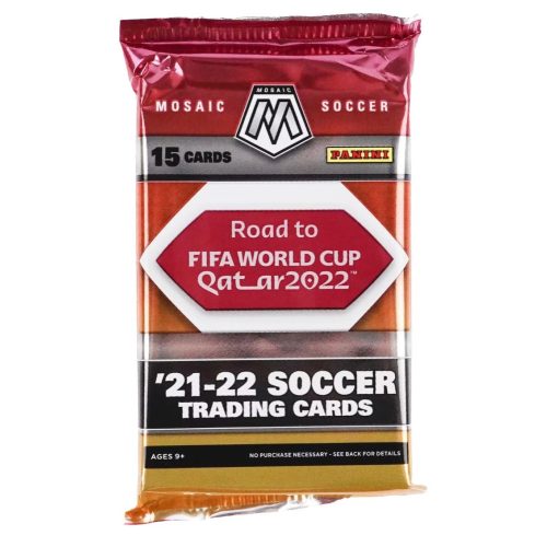 2021-22 Panini Mosaic Road to FIFA World Cup Soccer Hobby csomag