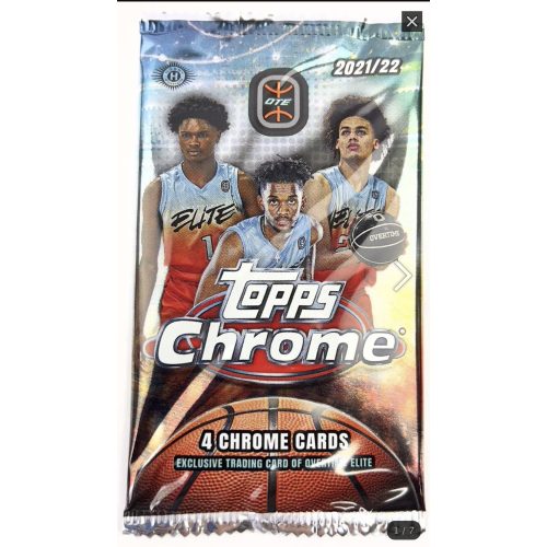 2021-22 Topps Chrome Overtime Elite Basketball Hobby csomag