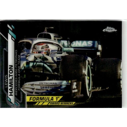 2020 Topps Chrome Formula 1 Racing Award Winner #195 Lewis Hamilton