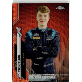   2020 Topps Chrome Formula 1 Racing Orange Wave Refractor #42 Dan Ticktum 09/25