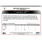 2022 Topps Chrome Formula 1 Racing  #78 Jehan Daruvala