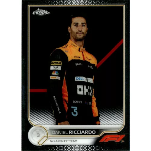 2022 Topps Chrome Formula 1 Racing  #37 Daniel Ricciardo