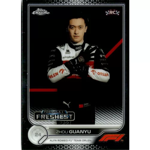 2022 Topps Chrome Formula 1 Racing  #200 Zhou Guanyu