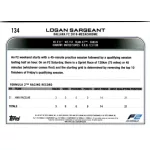2022 Topps Chrome Formula 1 Racing  #134 Logan Sargeant