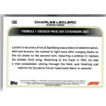 2022 Topps Chrome Formula 1 Racing  #180 Charles Leclerc