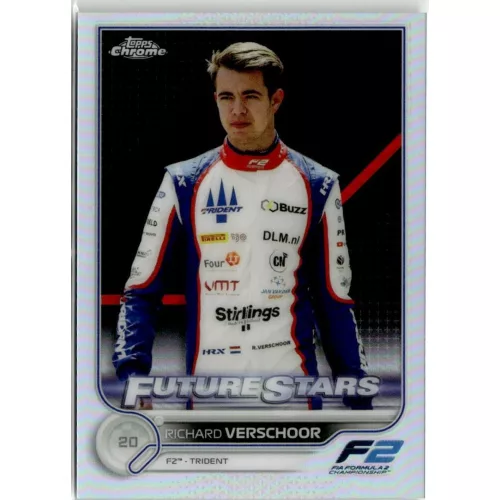 2022 Topps Chrome Formula 1 Racing Refractor #93 Richard Verschoor
