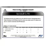 2022 Topps Chrome Formula 1 Racing Refractor #93 Richard Verschoor