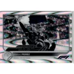 2022 Topps Chrome Formula 1 Racing B&W RayWave Refractor #189 Sergio Perez