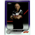 2022 Topps Chrome Formula 1 Racing Purple Refractor #107 Frédéric Vasseur 075/399