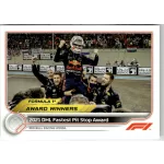 2022 Topps Formula 1 Racing  #194 2021 DHL Fastest Pit Stop Award 