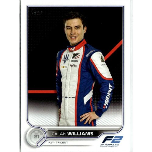 2022 Topps Formula 1 Racing  #94 Calan Williams
