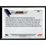 2021 Topps Chrome Formula 1 Racing  #170 Alex Albon