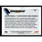 2021 Topps Chrome Formula 1 Racing  #172 Toto Wolff