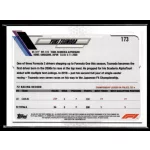 2021 Topps Chrome Formula 1 Racing  #173 Yuki Tsunoda
