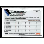 2021 Topps Chrome Formula 1 Racing  #43 Max Verstappen