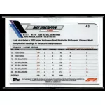 2021 Topps Chrome Formula 1 Racing  #43 Max Verstappen