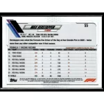 2021 Topps Chrome Formula 1 Racing  #55 Max Verstappen