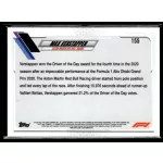 2021 Topps Chrome Formula 1 Racing  #155 Max Verstappen