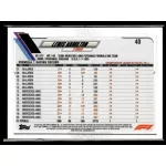 2021 Topps Chrome Formula 1 Racing  #40 Lewis Hamilton