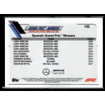 2021 Topps Chrome Formula 1 Racing  #143 Lewis Hamilton