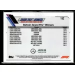 2021 Topps Chrome Formula 1 Racing  #152 Lewis Hamilton