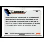 2021 Topps Chrome Formula 1 Racing  #166 Lewis Hamilton