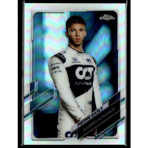 2021 Topps Chrome Formula 1 Racing Refractor #13 Pierre Gasly