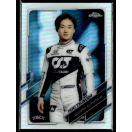   2021 Topps Chrome Formula 1 Racing Refractor #14 Yuki Tsunoda