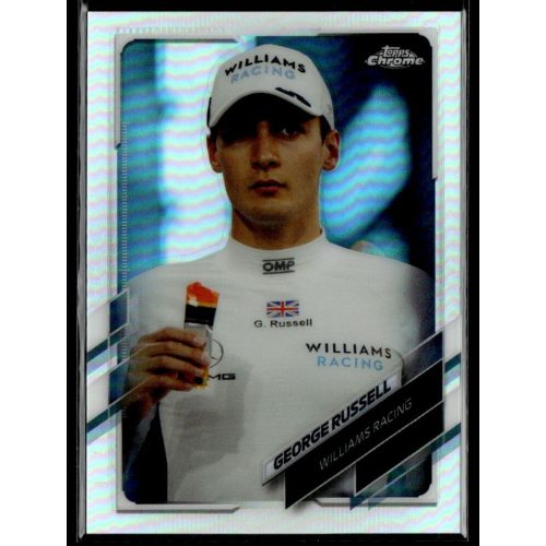 2021 Topps Chrome Formula 1 Racing Refractor #35 George Russell