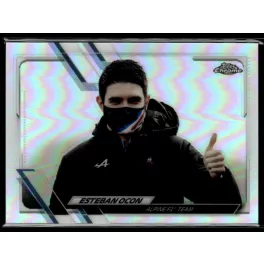   2021 Topps Chrome Formula 1 Racing Refractor #45 Esteban Ocon