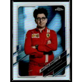   2021 Topps Chrome Formula 1 Racing Refractor #83 Mattia Binotto