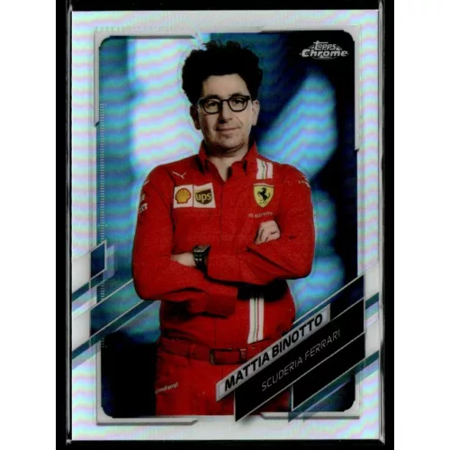 2021 Topps Chrome Formula 1 Racing Refractor #83 Mattia Binotto