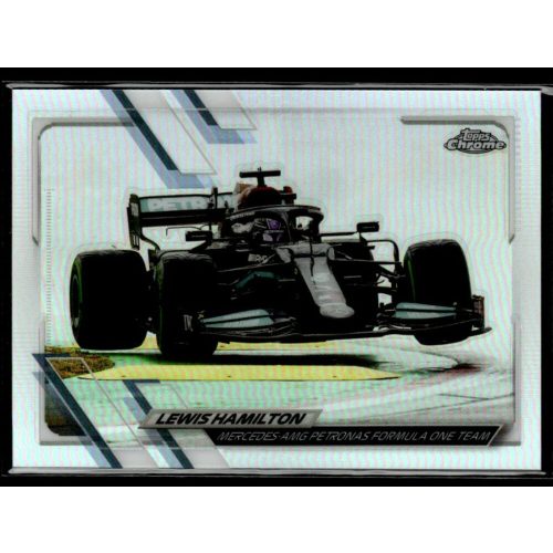 2021 Topps Chrome Formula 1 Racing Refractor #96 Lewis Hamilton