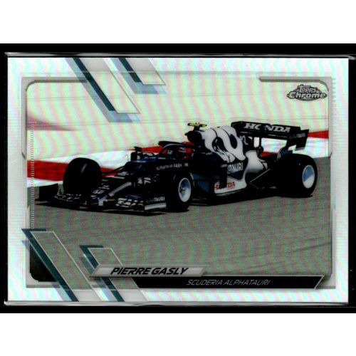 2021 Topps Chrome Formula 1 Racing Refractor #108 Pierre Gasly