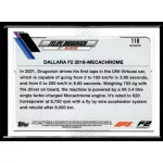 2021 Topps Chrome Formula 1 Racing Refractor #118 Felipe Drugovich