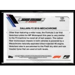 2021 Topps Chrome Formula 1 Racing Refractor #121 Richard Verschoor