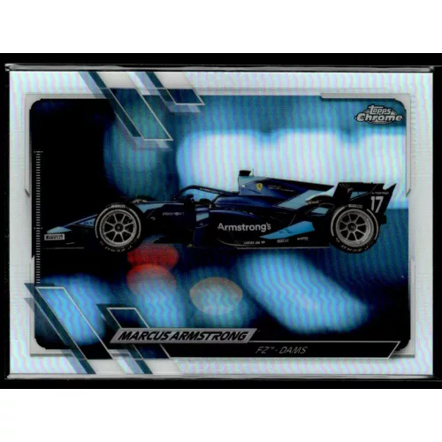 2021 Topps Chrome Formula 1 Racing Refractor #131 Marcus Armstrong
