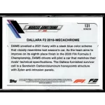 2021 Topps Chrome Formula 1 Racing Refractor #131 Marcus Armstrong