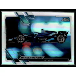   2021 Topps Chrome Formula 1 Racing Refractor #131 Marcus Armstrong