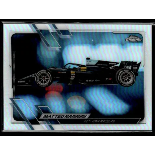 2021 Topps Chrome Formula 1 Racing Refractor #132 Matteo Nannini