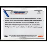 2021 Topps Chrome Formula 1 Racing Refractor #162 Daniel Ricciardo