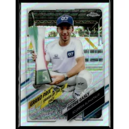  2021 Topps Chrome Formula 1 Racing Refractor #163 Pierre Gasly