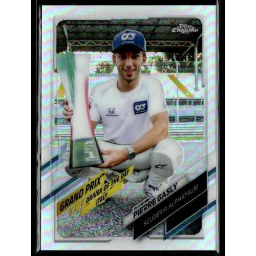 2021 Topps Chrome Formula 1 Racing Refractor #163 Pierre Gasly