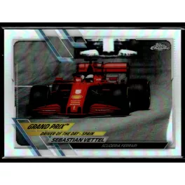   2021 Topps Chrome Formula 1 Racing Refractor #165 Sebastian Vettel