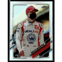   2021 Topps Chrome Formula 1 Racing Refractor #57 Nikita Mazepin