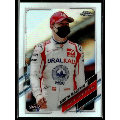 2021 Topps Chrome Formula 1 Racing Refractor #57 Nikita Mazepin