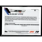 2021 Topps Chrome Formula 1 Racing B&W RayWave #62 Lirim Zendeli