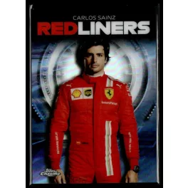   2021 Topps Chrome Formula 1 Racing Redliners #RL-8 Carlos Sainz