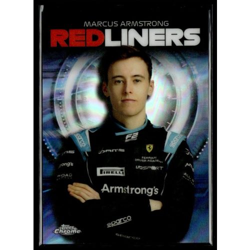 2021 Topps Chrome Formula 1 Racing Redliners #RL-11 Marcus Armstrong